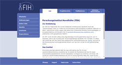 Desktop Screenshot of fih-berlin.de